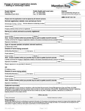 Apply Application All 41. . Moreton bay dog registration